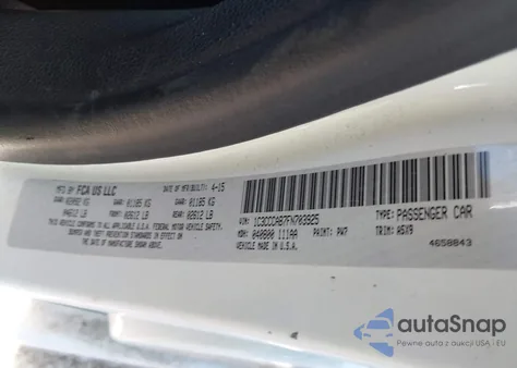 2015 Chrysler 200 Limited from USA, damaged, VIN 1C3CCCAB7FN703925